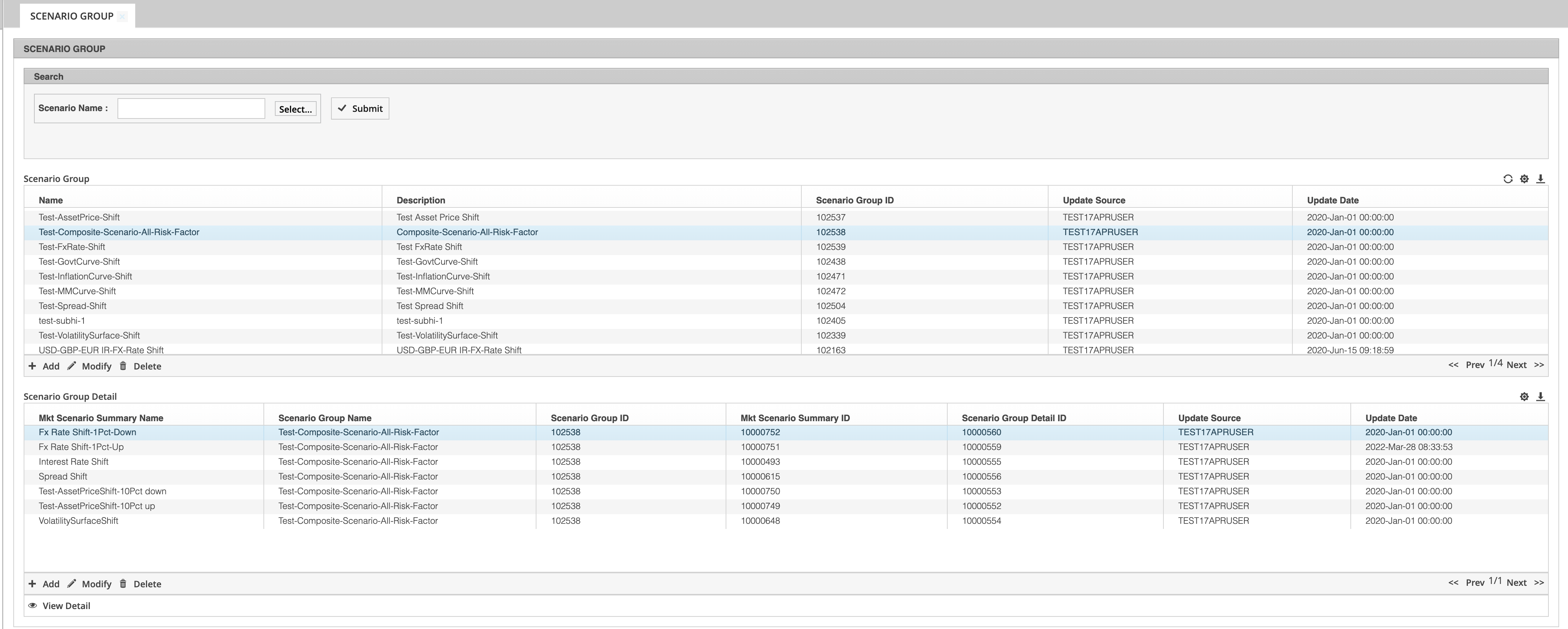 Stress Testing Configuration
